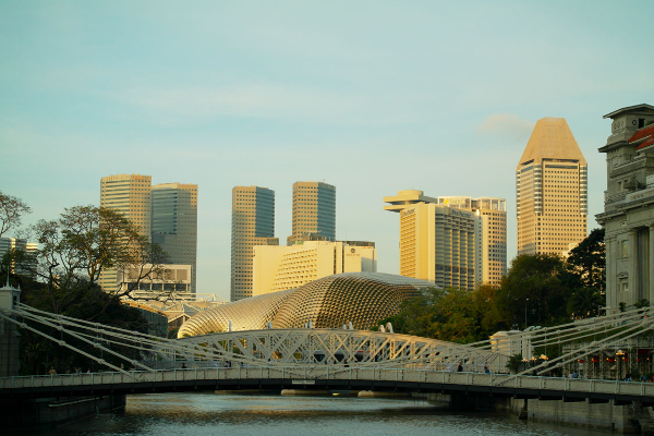 Free Photos - Buildings - Singapore Boat Quay